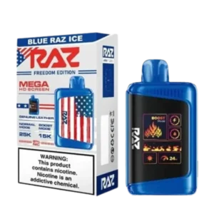 Blue Razz Ice Freedom Edition – RAZ Vape DC25000