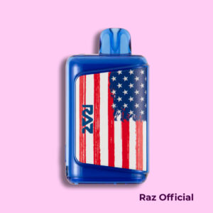 Blue Razz Ice Freedom Edition - RAZ Vape DC25000