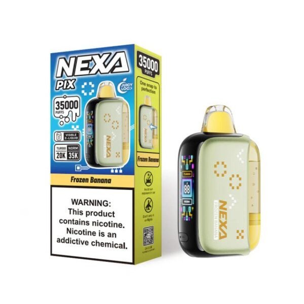 Frozen Banana - Nexa Pix 35K Puffs - Disposable Vape