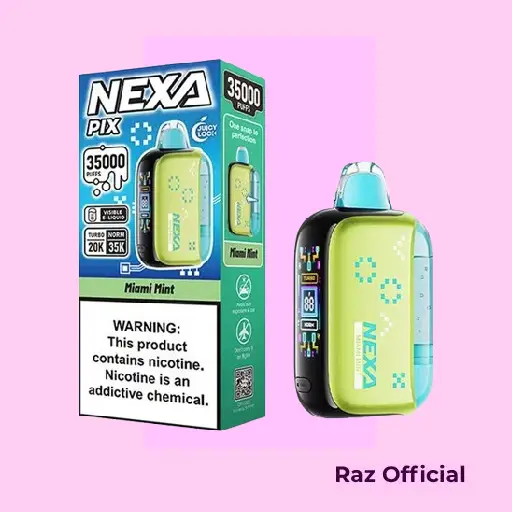 Miami Mint - Nexa Pix 35K & 40K Puffs Disposable Vape (We will ship whichever count is available) 2 Miami Mint - Nexa Pix 35K & 40K Puffs Disposable Vape (We will ship whichever count is available)