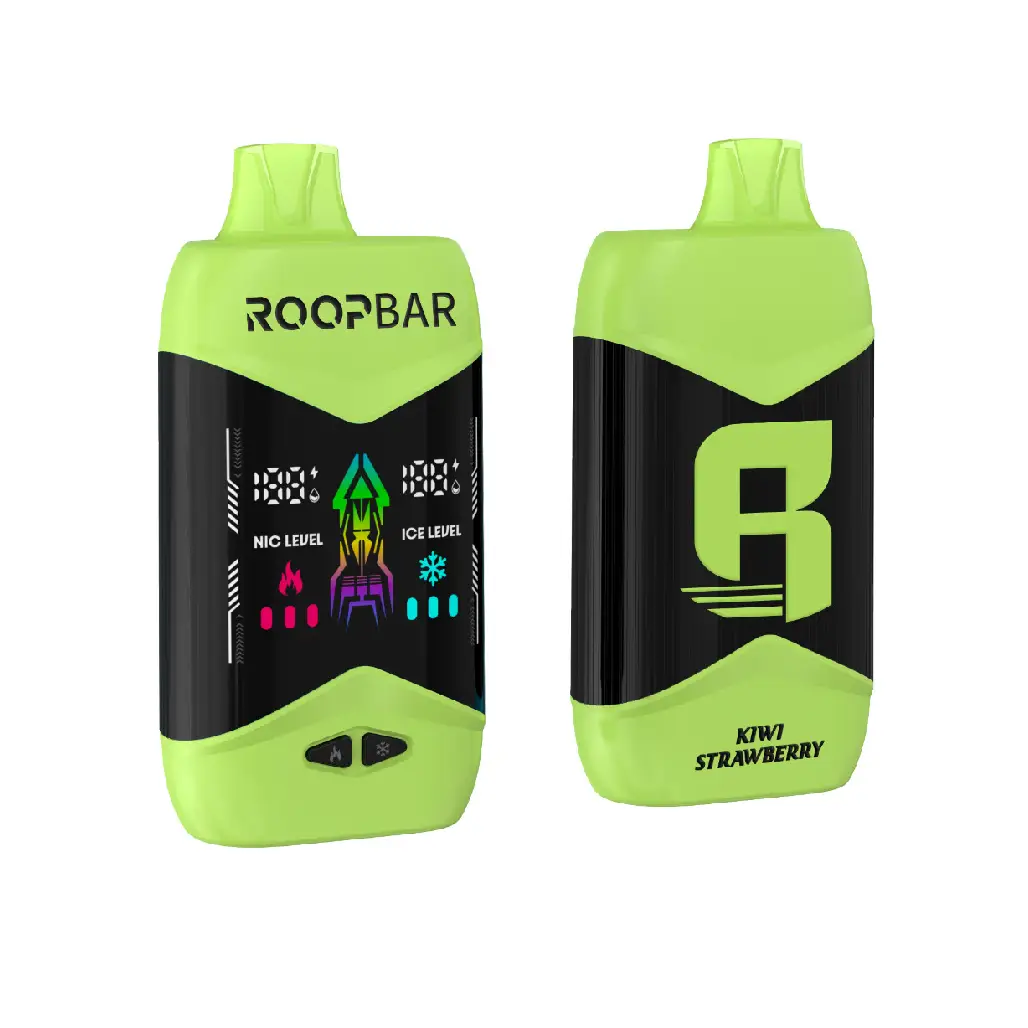 Kiwi Strawberry Roopbar NIC+ICE Control 40k Puffs Disposable Vape 2 Kiwi Strawberry RoopBar Nic+Ice Control