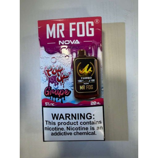 Grape Mr Fog Nova 36000 Puffs Disposable Vape (Pop Up) 2 Grape Mr Fog Nova 36000 Puffs Disposable Vape (Pop Up)