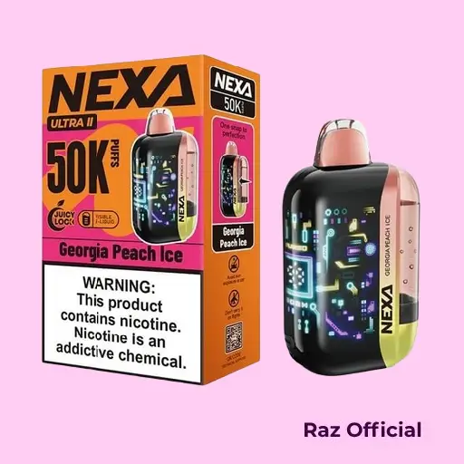 Georgia Peach Lce Nexa Ultra Ii 50K Puffs Disposable Vape - 20Ml 1 Georgia Peach Lce Nexa Ultra Ii 50K Puffs Disposable Vape - 20Ml