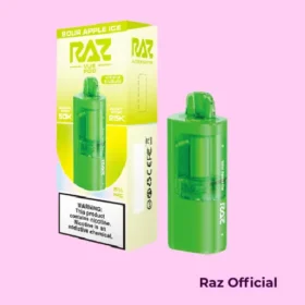 Sour Apple Ice Raz Vue 50K Puffs Disposable (Pod Only)