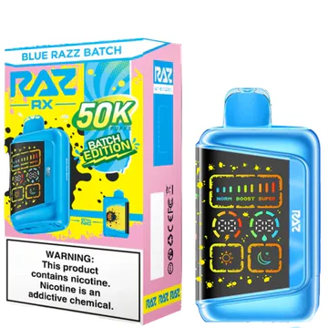 Blue Razz Batch Raz Rx 50K Disposable Vape - Batch Edition 1 Blue Razz Batch Raz Rx 50K