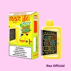 Lemon Batch Raz Rx 50K Disposable Vape - Batch Edition