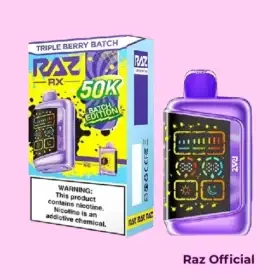 Triple Berry Batch Raz Rx 50K Disposable Vape - Batch Edition
