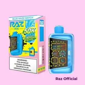 Blue Razz Batch Raz Rx 50K Disposable Vape - Batch Edition