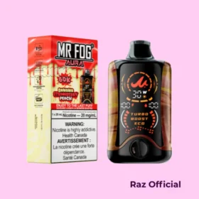 Banana Strawberry Peach Mr Fog Aura 60k Puffs Disposable Vape