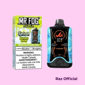 Blaze Dew Mr Fog Aura Splash 60,000 Puffs Disposable Vape