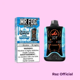 Blue Raspberry Mr Fog Aura Splash 60,000 Puffs Disposable Vape