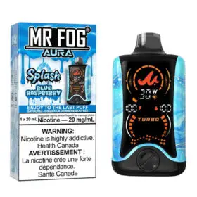 Blue Raspberry-mr Fog Aura Splash 60,000 Puffs Disposable Vape