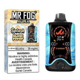 Glaze Pop-Mr Fog Aura Splash 60,000 Puffs Disposable Vape