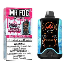 Red Volt Dragon Fruit-Mr Fog Aura Splash 60,000 Puffs Disposable Vape