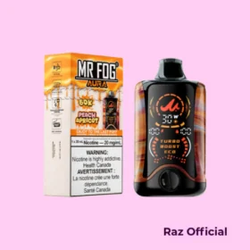 Peach Apricot Mr Fog Aura 60K Puffs Disposable Vape