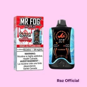 Sour Watermelon Mr Fog Aura Splash 60,000 Puffs Disposable Vape