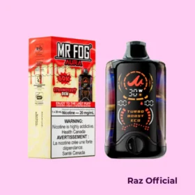 Strawberry Sck Mr Fog Aura 60k Puffs Disposable Vape