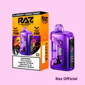 Blueberry French Toast Raz Vue 70K Puffs Disposable Kit - Halloween Edition