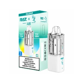 Clear Raz Ryl Vue 70K Puffs Disposable Pod